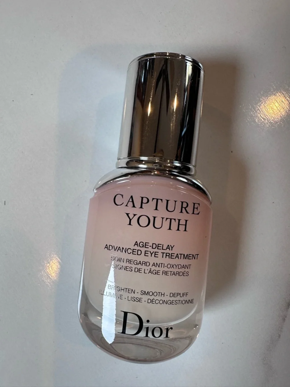 Dior Capture Youth Age-Delay Eye Treatment - Pale Pink & Silver
